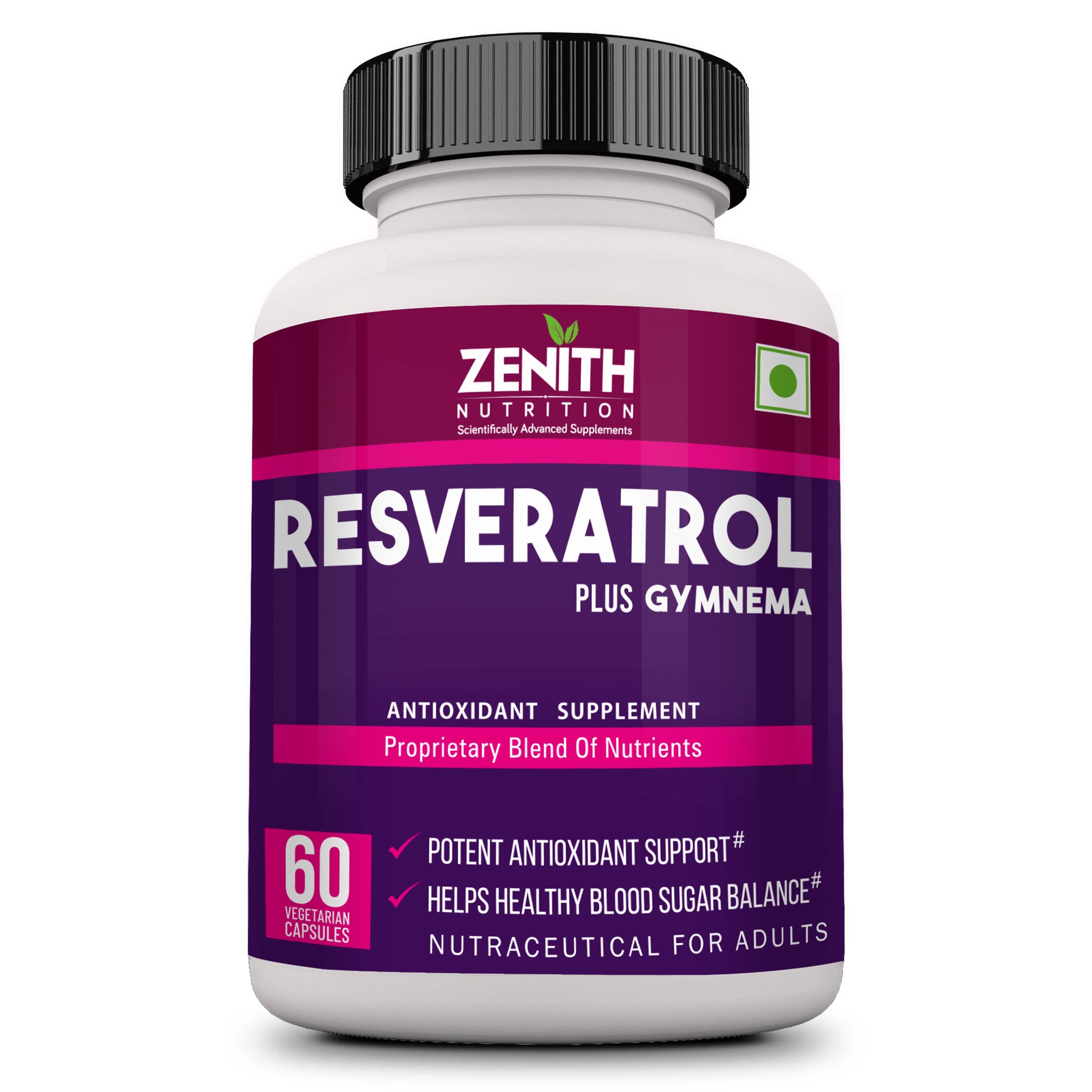 Resveratrol Plus With Gymnema Sylvestre- 60 Veg caps
