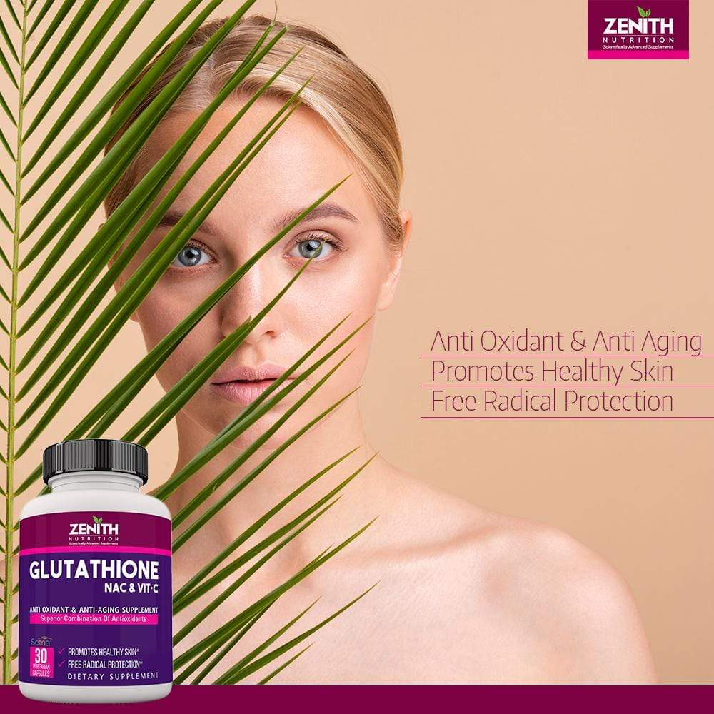 Glutathione, NAC & Vitamin C - 30 Veg caps Glutathione, NAC & Vitamin C Glutathione, NAC & Vitamin C - 30 Veg caps Glutathione, NAC & Vitamin C