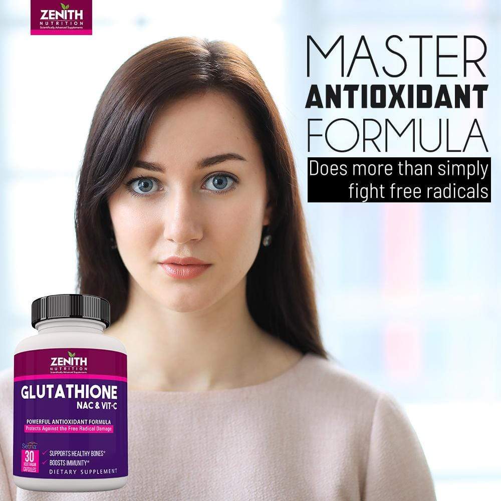 Glutathione, NAC & Vitamin C - 30 Veg caps Glutathione, NAC & Vitamin C Glutathione, NAC & Vitamin C - 30 Veg caps Glutathione, NAC & Vitamin C