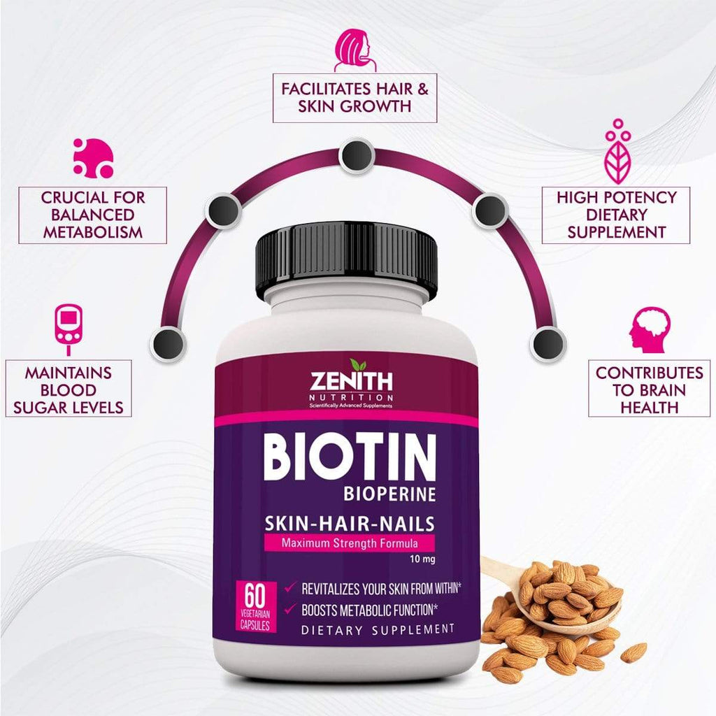 Goa Nutritions Biotin For Hair Growth With Vitamin A C E D3 and Zinc s   Goa Nutritions  The Worlds Best Nutraceutical Manufacturer