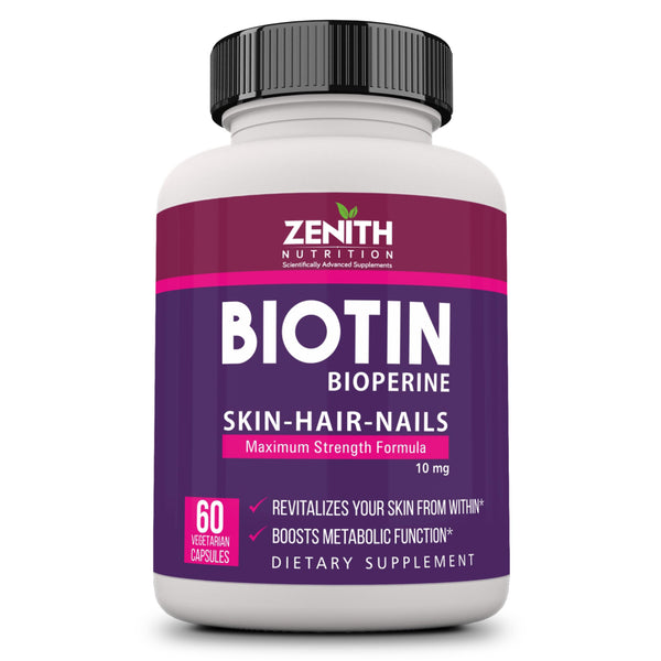 TrueBasics Biotin 10000mcg, Supplement for Hair Growth, Strong Hair and  Glowing Skin, Fights Nail Brittleness, 60 Biotin Tablets : Amazon.in:  Health & Personal Care